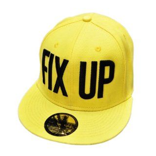 Underground Kulture FIX UP Yellow Hip Hop Snapback Baseball Cap: Everything Else