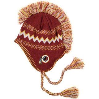 Washington Redskins Youth Garnet NFL Mohawk Tassel Knit Hat : Sports Fan Beanies : Sports & Outdoors