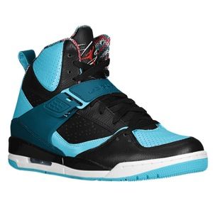 Jordan Flight 45 High   Mens   Basketball   Shoes   Black/Dark Sea/Gamma Blue/Gym Red