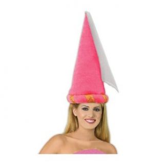 Adult Pink Princess Hat with Veil: Clothing