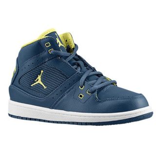 Jordan 1 Flight    Boys Preschool   Basketball   Shoes   Squadron Blue/Electric Yellow