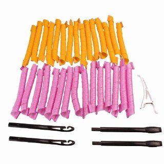 MelodySusie 50cm 30pcs High Quality Fashion Cute DIY Magic Rapid Curlformer Super Magic Sexy Glamour Curl/wave Hair Roller+MelodySusie Hairpin+2*Styling tools : Beauty