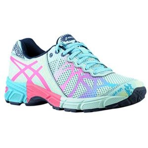 ASICS Gel Noosa Tri 9   Girls Grade School   Running   Shoes   Glacier/Hot Pink/Navy