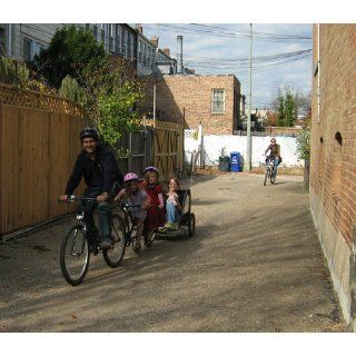 Adams Trail A Bike Tandem, Black : Bike Trailers : Sports & Outdoors