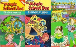 the magic school bus set 3 vhs :The Magic School Bus Gets Lost in Space , The Magic School Bus   The Busasaurus, The Magic School Bus   Plays Ball: Movies & TV