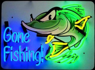 Gone Fishing Neon Sign  