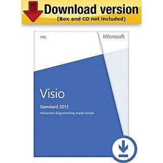 Microsoft Visio Standard 2013 for Windows (1 User) [Download]