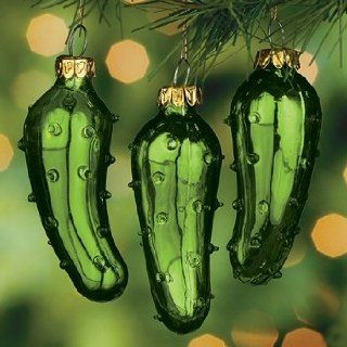 Shop (12) One Dozen Hand Blown Glass Pickle Christmas Tree Ornaments for Good Luck Trim A Tree Stocking Stuffer or Gift Giving at the  Home Dcor Store. Find the latest styles with the lowest prices from Unknown