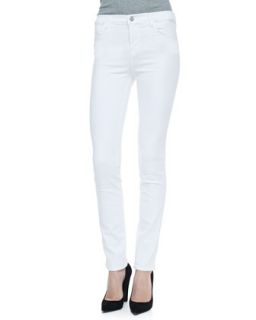 Womens 2112 High Rise Rail Jeans, Blanc   J Brand Jeans   Blanc (24)