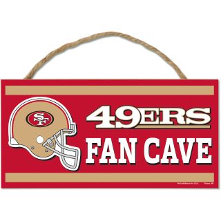 Wincraft San Francisco 49Ers 5X10 Wood Sign with Rope (83068013)