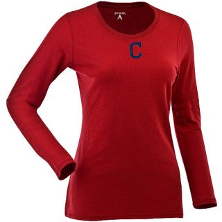 Antigua Cleveland Indians Womens Relax Shirt   Size: Medium, Dark Red (ANT
