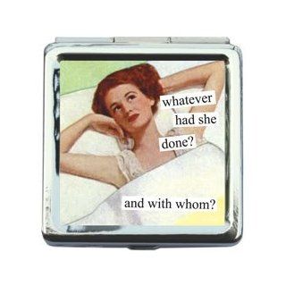 Anne Taintor Whatever Had She Done? Pill Box Health & Personal Care