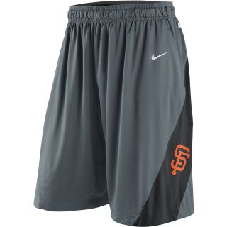 NIKE Mens San Francisco Giants AC Dri FIT Training Shorts   Size: Small, Grey