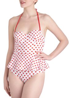 Beauty on the Shore One Piece  Mod Retro Vintage Bathing Suits
