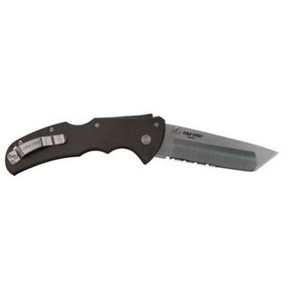 Cold Steel Code 4 Tanto Half Serrated Knife (201064)