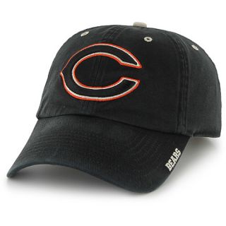 47 BRAND Mens Chicago Bears Black Ice Clean Up Adjustable Cap   Size: