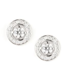 Ava 18k White Gold Diamond Stud Earrings, 0.72 TCW   Boucheron   White (18k )