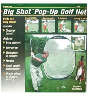 JEF World of Golf Big Shot Pop Up Golf Net Practice Net N/A : Golf Swing Trainers : Sports & Outdoors