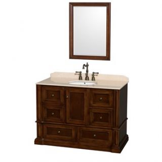 Rochester 48 Single Bathroom Vanity by Wyndham Collection   Cherry