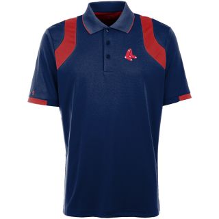 Antigua Boston Red Sox Mens Fusion Short Sleeve Polo   Size: Large, Navy/dark