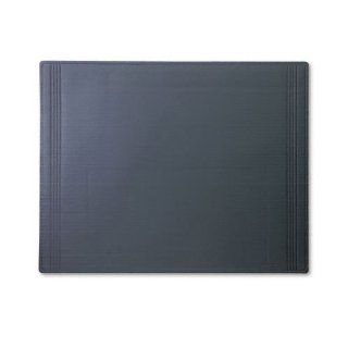 Artistic Products 68710S Desk Pad, Vinyl w/Embossed Borders, 19 X 24, Black : Office Desk Pads And Blotters : Office Products