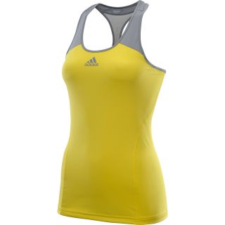 adidas Womens Adizero Tennis Tank Top   Size: Xl, Yellow/grey