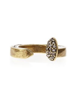 Pave Railroad Spike Ring, Brass   Giles & Brother   Brass (5)