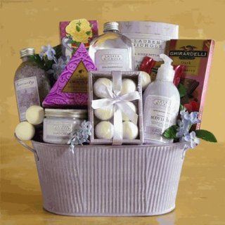 Lavender Luxury Spa Experience Mother's Day Gift Idea Valentine's Day Gift Idea for Her Birthday Gift Idea for Her Anniversary Gift Idea : Gourmet Chocolate Gifts : Grocery & Gourmet Food