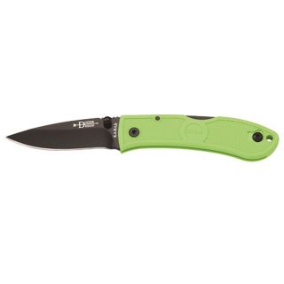 Ka Bar Mini Dozier Folder Knife   Zombie Green (4000135)
