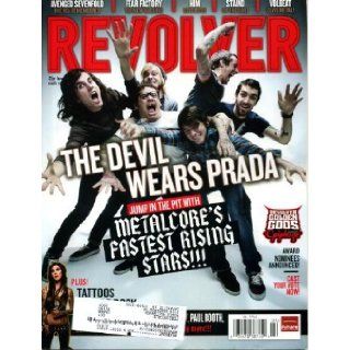 Revolver March 2010 Atreyu on Cover, Fear Factory, Him, Staind, Volbeat, History of Tattoos in Hard Rock, The Devil Wears Prada Revolver Magazine Books