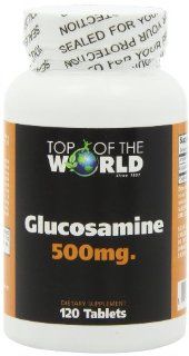 Top of the World Naturals Glucosamine 500Mg, 120 Count (Pack of 2) Health & Personal Care
