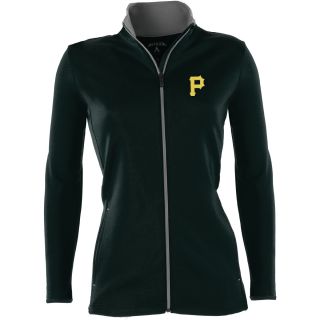 Antigua Pittsburgh Pirates Womens Leader Jacket   Size: Small, Black/silver