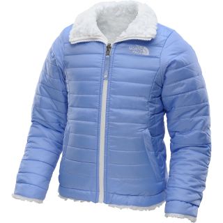 THE NORTH FACE Girls Reversible Mossbud Swirl Jacket   Size: L, Dynasty Blue