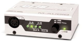 M Audio Midiman Midisport 2X2 USB MIDI Interface: Electronics