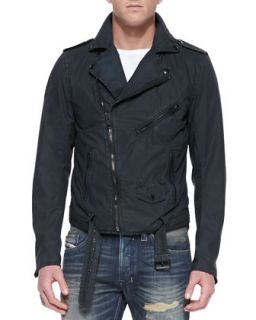 Mens J SED Asymmetric Front Zip Jacket, Black   Diesel   Black (XXL/46)