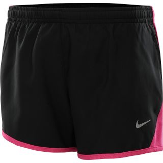 NIKE Girls 10K Running Shorts   Size Medium, Black/reflective Silver