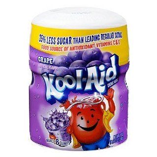 Kool aid Grape Mix 19 Oz Container (2 Pack) : Powdered Soft Drink Mixes : Grocery & Gourmet Food