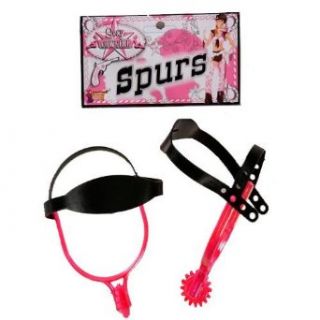 Pink Sexy Cowgirl Spurs: Costume Accessories: Clothing