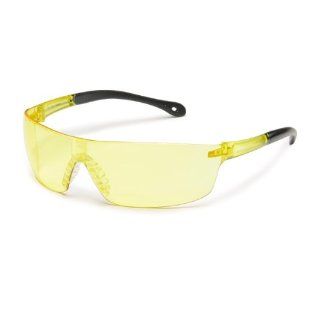 Gateway Safety 4475 StarLite Squared Ultra Light Safety Glasses, Amber Lens, Amber Temple (Pack of 10): Industrial & Scientific