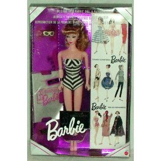 Barbie 35th Anniversary Special Edition Reproduction of Original 1959 Barbie Doll & Package (1993)   Blonde Hair: Toys & Games