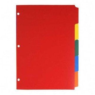 SPR01809   Sparco Non Insertable Poly Index : Binder Index Dividers : Office Products