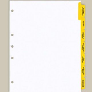 Corporate Minute Book Index Tabs : Office Products