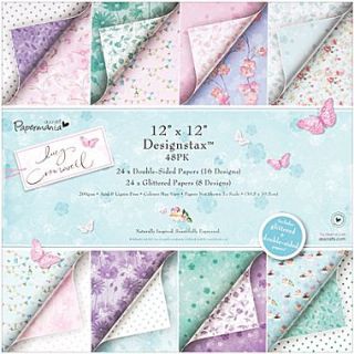Docrafts Papermania Lucy Cromwell Designstax™ Paper Pad, 12 x 12, 48/Pack
