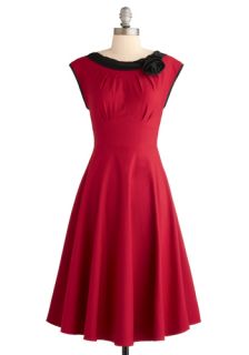Stop Staring Red y for My Closeup Dress  Mod Retro Vintage Dresses