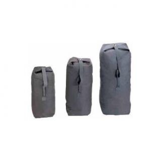 Top Load Canvas Military Style Duffle Bags   Unisex Camo Bag: Clothing