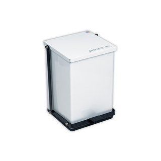Receptacle Baked Epoxy in White Capacity: 100 Quart (25 Gallon): Industrial & Scientific