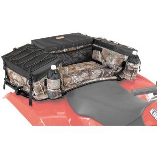 Quadboss Zipperless Pro Bottom with Cover Outdoor ATV Rack Bags   Realtree AP / 36"H x 19"W x 10"D: Automotive