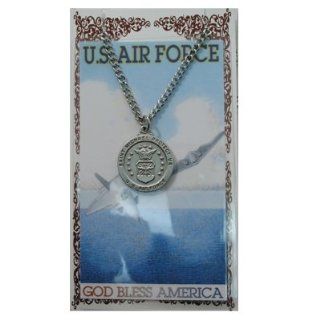 Religious, Inspirational Catholic Medal, Patron Saint. Pewter St. Michael the Archangel Military Armed Forces Air Force Medal & 24" Chain, Prayer Card Set. St. Michael the Archangel Is Known for Protection As Well As the Patron of Against Danger A