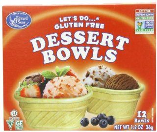 Let's Do Gluten Free Dessert Bowls, 1.2 Ounce (Pack of 8) : Ice Cream Cones : Grocery & Gourmet Food