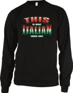 This Is What ITALIAN Looks Like! Men's Thermal Shirt: Clothing